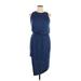 Splendid Casual Dress - Midi: Blue Marled Dresses - Women's Size X-Large