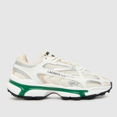 Lacoste l003 2k24 trainers in white green Shopping