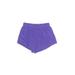 Athletic Works Athletic Shorts: Purple Solid Activewear - Women's Size Large