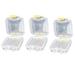 9 Pcs Tooth Box Decor Fake Teeth Dental Prosthesis Crown Boxes for Crowns Travel Film Holder Decorate Plastic