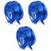 3 Pcs Wig Tiara Roleplay Costume Cats Wearing Wigs Pet Headgear Hair Accessories Creative Chemical Fiber