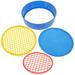 NUOLUX 4 Pcs Toddler Playset Outdoor Outdoor Play Toys Kids Sand Sifting Pan Beach Sieve Toy Equipment Plastic Primary School