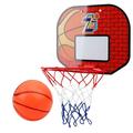 1 Set Wall Suction Type Basketball Board Plastic Basketball Mini Wall Mounted Basketball Board Indoor Outdoor Shooting Sports Su