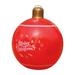 Gtalmp Christmas Decorative Balls Christmas Balls Home Outdoor Decorative Inflatable Balls Red