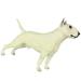 Ornament Living Room Decoration Dog Plastic Bull Model Simulation Desktop White Child