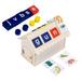 Letter Cabin Toddler Alphanumeric Game Kids Toys Teaching Aids Multifunction Wood