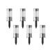 Stainless Steel Solar Powered Mini Bollard Path Light 6-Pack