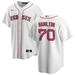 David Hamilton Men's Nike White Boston Red Sox Home Replica Custom Jersey