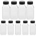 10 Pcs Transparent Juice Bottle Beverage Bottle 250ml 10pcs Juice Bottles Transparent Milk Bottles Safemend Beverage Jar