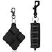 2 Pcs Key Holder Black Square Arrow Pulling Glue + Composite Straight Recurve Bow Device Fob Gripper Puller Archery Hand Saver Keychain Rubber