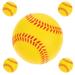 5 Pcs Childrens Toys Baseballs for Kids Faux Leather Baseball Practice Baseballs Sponge Children s Baseball Training Safe Indoor Softball (9-inch Yellow Baseball) 5 Pack Outdoor Pu Sponge Student