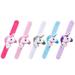 5 Pcs Stuffed Unicorn Slap Bracelet Wristband Animal Comfortable Bracelets Plush Party Favors Men Women