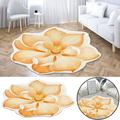 Outdoor Rug Heat Transfer 3D Shaped Flower Floor Mat Sofa Bedroom Living Room Carpet Decorations For Home Decor Bathroom Rugs