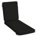 Arden Selections ProFoam Performance Outdoor Chaise Lounge Cushion 46 x 21 Onyx Black