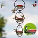 LWZWM Bird Feeder Durable Bird Feeders for Outdoors Weather-Resistant Birdfeeder Bird Gifts Hummingbird Feeder Attractive Humming Bird Feeder for Window Houses Garden Gift for Bird lover