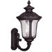 3 Light Outdoor Wall Lantern in Traditional Style 11 inches Wide By 22 inches High-Bronze Finish Bailey Street Home 218-Bel-1261237