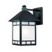 Acclaim Lighting 9012BK 14.5 in. Artisan 1-Light Matte Black Wall Light