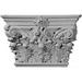 24.12 in. W x 15.88 in. H x 6.75 in. D Acanthus Leaf Capital-Fits Pilasters up to 11.75 in. W x 2 in. D