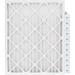 20X25x2 MERV 8 Pleated HV Furne 2 Air Filters By Pamlico. Case Of 12. Size: 19-1/2 X 24-1/2 X 1-3/4 White