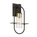 Troy Lighting Smyth 1-light Dark Bronze Medium Outdoor Wall Sconce