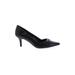 Bandolino Heels: Black Solid Shoes - Women's Size 8 1/2 - Pointed Toe