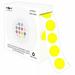 PARLAIM 1/2 Inch Color-Code Dot Stickers 1000 per Roll dots Label Dispenser Box Color Coding Circle Stickers(Yellow)