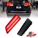 GTINTHEBOX Smoked Rear Bumper Reflector Red LED Tail Brake Lights For 2016 2017 GMC Terrain