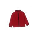 OshKosh B'gosh Fleece Jacket: Red Print Jackets & Outerwear - Kids Boy's Size 7