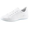 Sneaker ARA "ROMA", Damen, Gr. 4, weiß, Glattleder, sportlich, Schuhe Sneaker, Freizeitschuh, Halbschuh, Schnürschuh mit High Soft Fußbett, G-Weite
