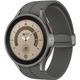 Smartwatch SAMSUNG "Galaxy Watch 5 Pro 45mm BT" Smartwatches grau (titanium) Fitness-Tracker