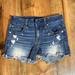American Eagle Outfitters Shorts | American Eagle Aeo Midi Shorts Size 0. Excellent Condition. 3in Inseam | Color: Blue | Size: 0