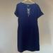 Ralph Lauren Dresses | New! With Tags Lauren Jeans Co By Ralph Lauren | Navy Cotton Nautical Dress | Color: Blue | Size: Lp