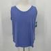 Columbia Tops | Columbia Women's Tee T-Shirt Top L Large Solid Blue Tank Top Sleeveless | Color: Blue | Size: L