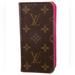 Louis Vuitton Cell Phones & Accessories | Louis Vuitton Monogram Iphone Folio Case | Color: Brown/Pink | Size: 6.5" X 3"