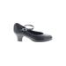 Capezio Dress Shoes: Mary Jane Chunky Heel Casual Black Solid Shoes - Kids Girl's Size 2 1/2