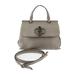 Gucci Bags | Gucci Bamboo Handbag 370831 Leather Gray Silver Metal Fittings 2way Shoulder Bag | Color: Gray | Size: Os