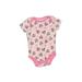 Disney Baby Short Sleeve Onesie: Pink Bottoms - Size 6-9 Month