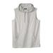 Men's Big & Tall Lightweight Muscle Hoodie Tee by KingSize in Heather Grey (Size 3XL)