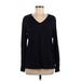 Lands' End Active T-Shirt: Black Solid Activewear - Women's Size Medium