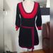 Free People Sweaters | Free People Minidress Wool Blend Sweater | Color: Black/Red | Size: M