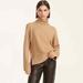 J. Crew Sweaters | J. Crew Black Label Women’s Camel Turtleneck Sweater | Color: Brown/Tan | Size: Xxl