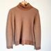 J. Crew Sweaters | J. Crew Turtleneck Basketweave Long Sleeve Sweater Tan Size M | Color: Cream/Tan | Size: M
