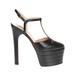 Gucci Shoes | Gucci Angel Black Platform Pumps It 36.5 | Color: Black | Size: It 36.5