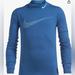 Nike Shirts & Tops | Nike Boy’s Pro Warm Training Top Fitted Size M | Color: Blue | Size: Mb