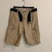 Levi's Bottoms | Levi's Boys 18r Mens 29w Cargo Shorts Khaki Navy Blue Belt Pockets Lightweight | Color: Blue | Size: 18b