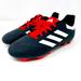 Adidas Shoes | Adidas Goletto Vi Fg J Soccer Football Shoes Cleats Kids Size 3 New Nwt Black | Color: Black/Red | Size: 3b