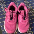 Nike Shoes | Girls Nike Revolution 5 Flyease Running Shoes. Size 11 Toddler. | Color: Black/Pink | Size: 11g