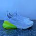 Nike Shoes | Nike Air Max 270 Shoes Sneakers Men's 11.5 White Volt Running Shoes Ah8050-104 | Color: Green/White | Size: 11.5