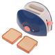 ibasenice 1pc Appliances Kitchen Toys Kid Simulating Toaster Toy Funny Toy Small Kitchen Food Kid Toaster Toy Plastic Cooking Utensils Brain Toy Kitchen Appliances Abs Puzzle Child