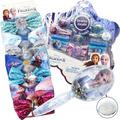 Disney's Frozen 2 Girls Hair Accessories Bundle - Snowflake Confetti Brush, 7 Small Bows, 2 Hair Clips, and More - Elsa & Anna Disney Princess-Themed Hair Set for Frozen Fans Ages 3+